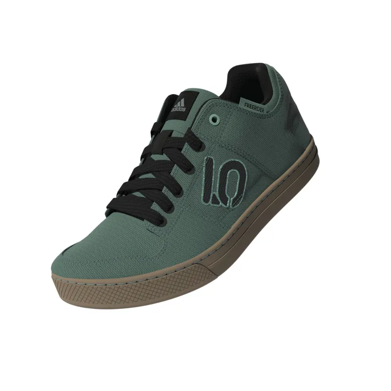 Five Ten Freerider Canvas Womens Mountain Bike Shoes - Hazy Emerald-12